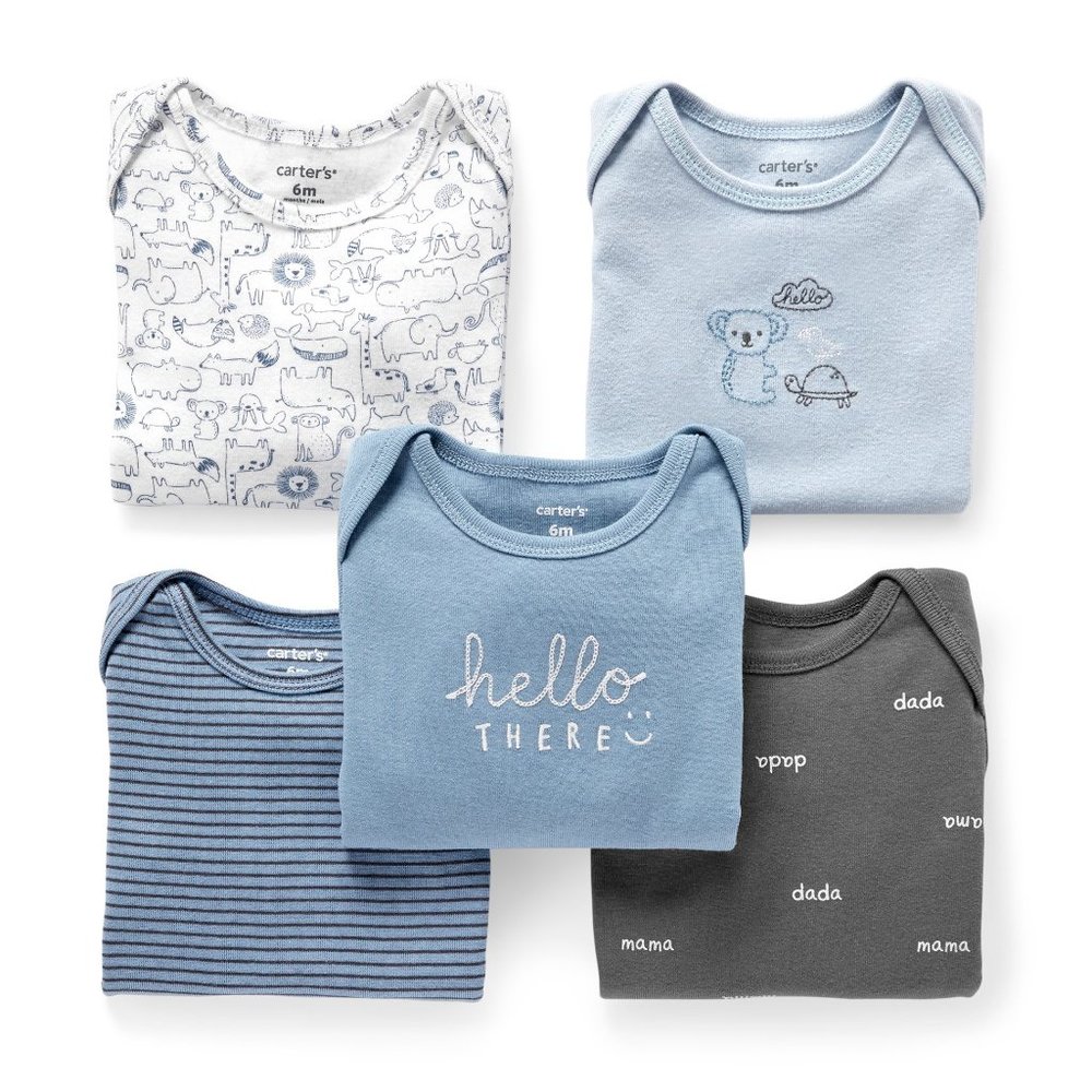 NWT Carter's 5-pack onesies set
